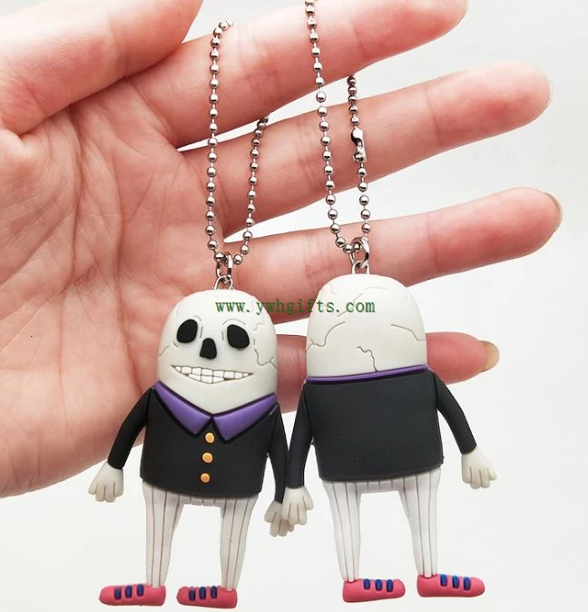 3D pvc keychains