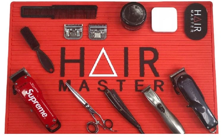 rubber barber mat work station