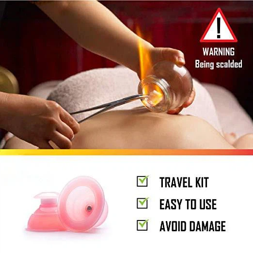 Silicone Massage Cupping Set For Muscle Pain Relief