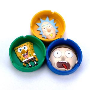 Cendrer de goma de silicona de dibuixos animats personalitzats