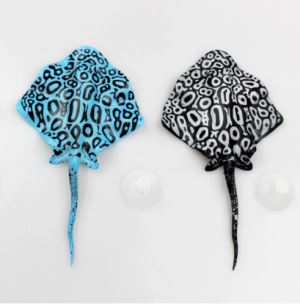 Decoracions per a aquaris de silicona Manta Ray artificial lluminosa