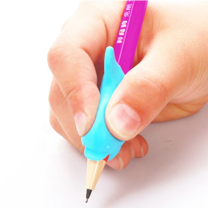 Kids Handwriting Silicone Pen Holder Sleeve