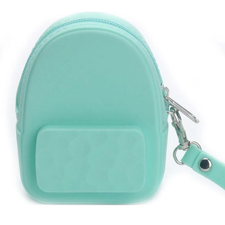 Mini Backpack Shaped Silicone Coin Purse
