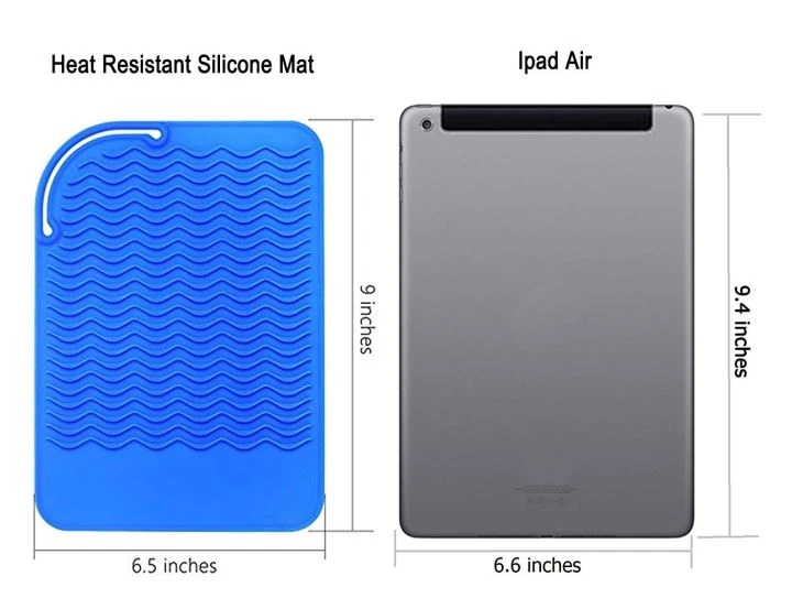 Silicone Hot Styling Tool Mats Heat Resistant