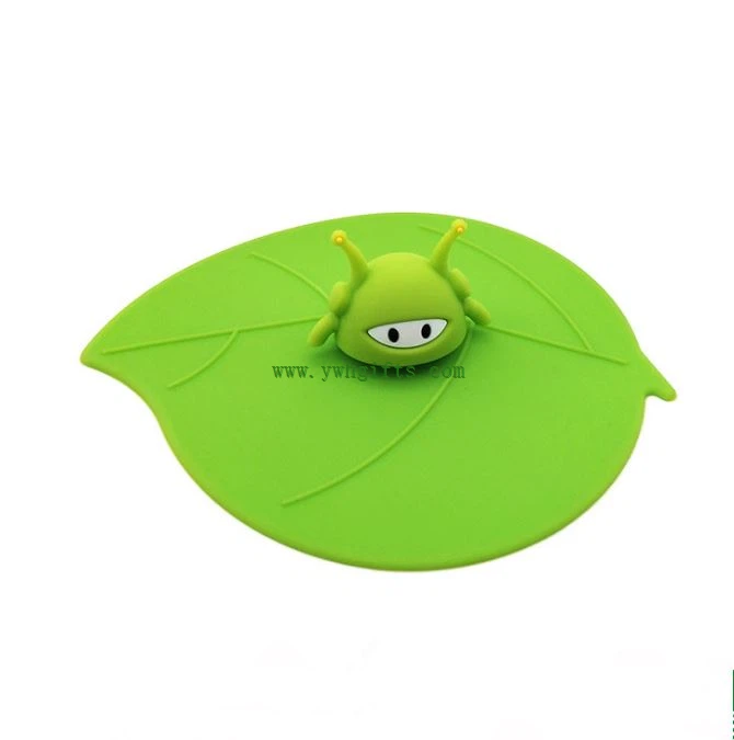 Anti-dust Leaf Silicone Water Cup Lid Sealing Coffee Mug Lid Tea Cup Covers