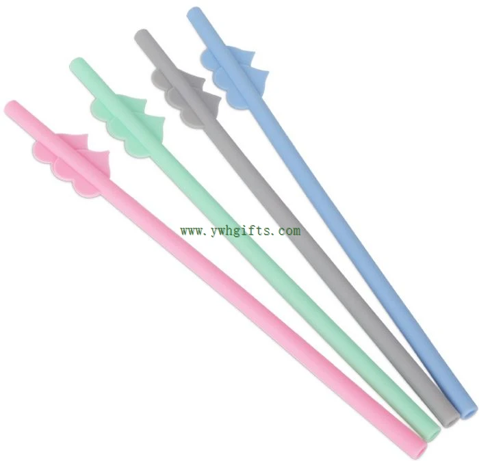New Product Silicone Resealable Reusable Easy Cleaning Straw