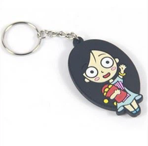 3d clauer de goma de dibuixos animats creatives de silicona PVC soft key holder