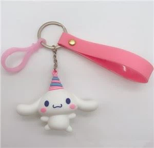 Porta claus de PVC de clauer de silicona amb animals de dibuixos animats 3D