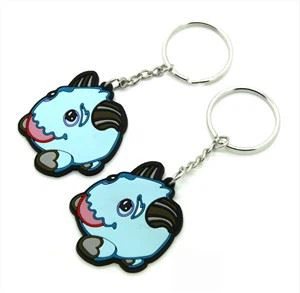 Clauer de dibuixos animats de PVC 3D 2D de dibuixos animats