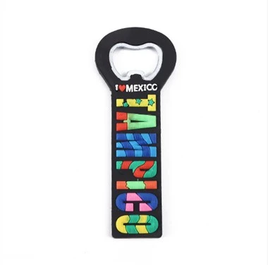 Obridor d'ampolles de cervesa de PVC 3D amb logotip